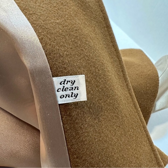 Pendleton Camel Brown Wool Trench Coat Short Length Size M NO TAG Coats32 - Picture 12 of 14